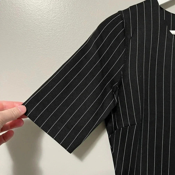 InWear Ivonnel  Pinstripe Short Sleeve Sheath Dress - Picture 11 of 14